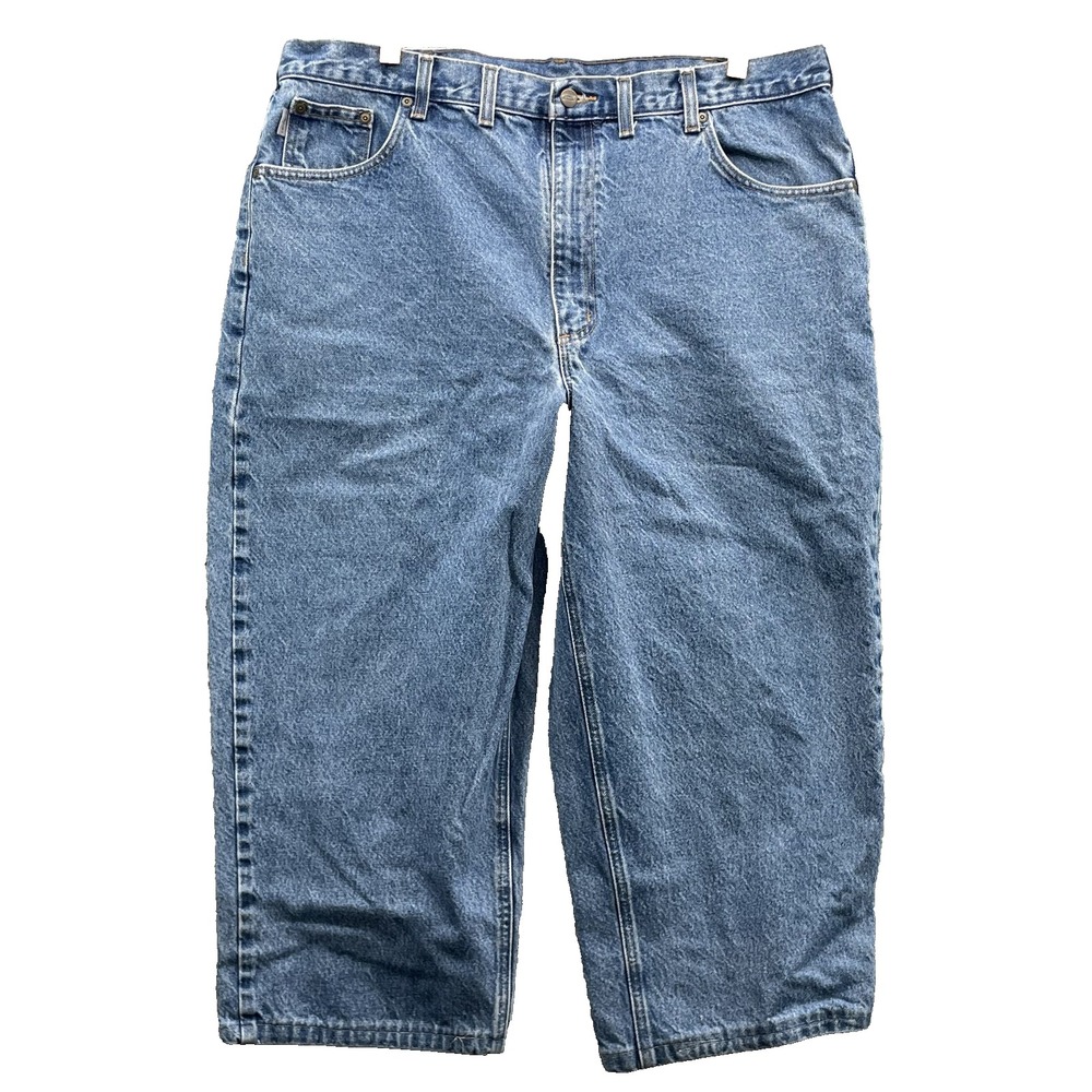 Carhartt B17 Jeans Men 40x23* Cropped Baggy Carpenter Workwear Outdoor Skate Y2k